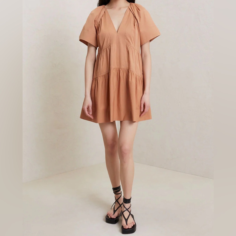 A.L.C. Camila Plunge Neckline Mini Dress, Size 6